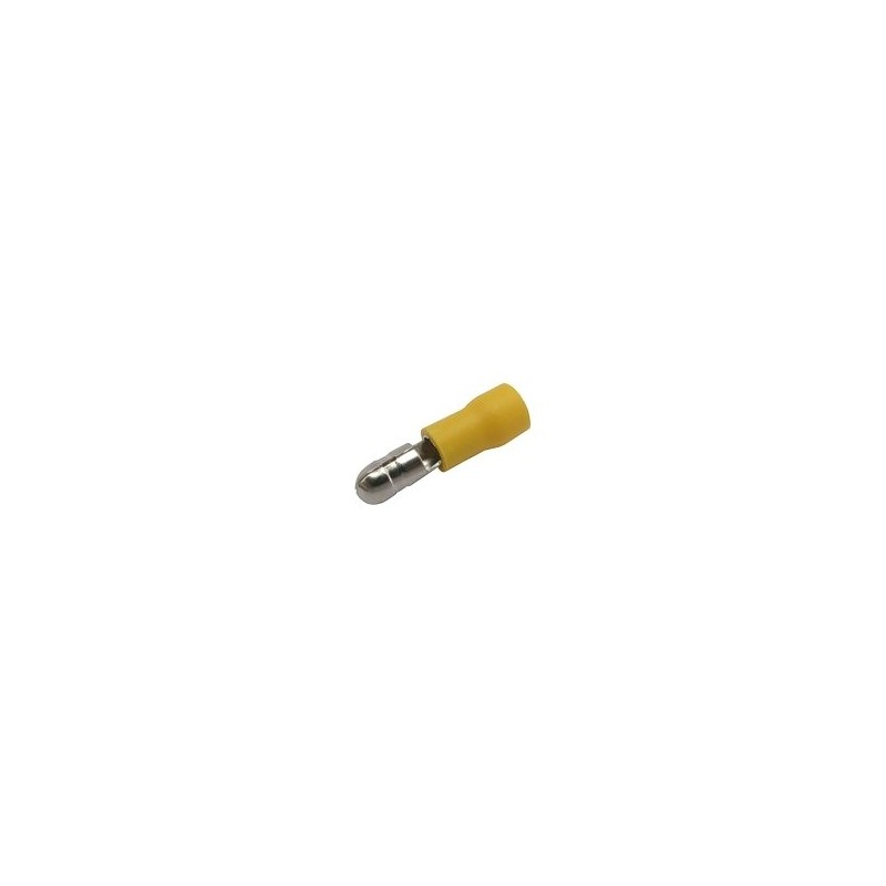Konektor kruhový 5mm, vodič 4.0-6.0mm žltý