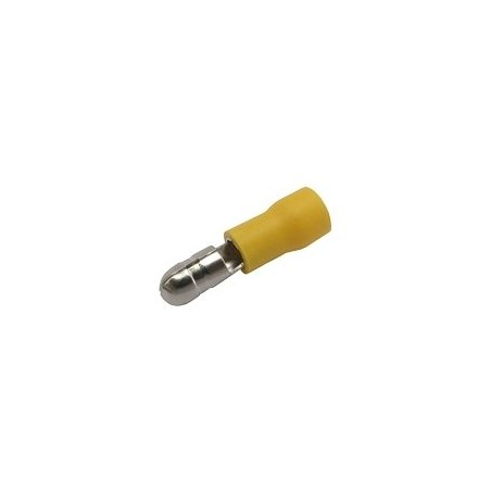 Konektor kruhový 5mm, vodič 4.0-6.0mm žltý