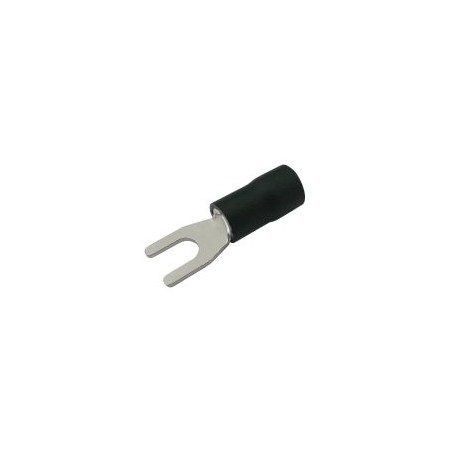 Vidlička 4.3mm, vodič 2.5-4.0mm čierna
