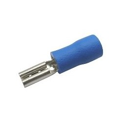 Zdierka faston 2.8mm ,vodič 1.5-2.5mm modrá