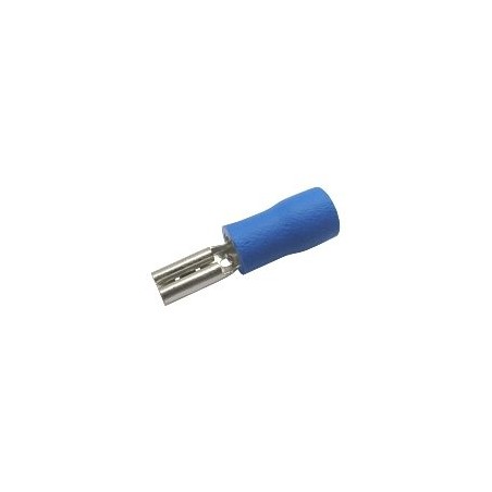 Zdierka faston 2.8mm ,vodič 1.5-2.5mm modrá