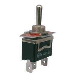 Prepínač páčkový 3pol./3pin (ON)-OFF-(ON) 250V/10A