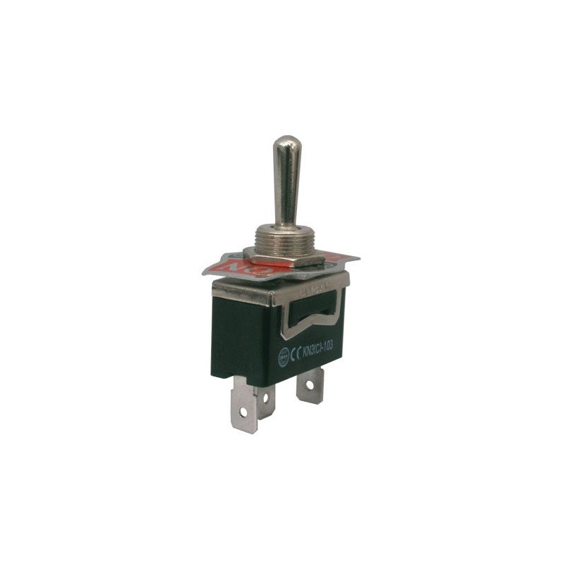 Prepínač páčkový 3pol./3pin (ON)-OFF-(ON) 250V/10A