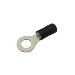 Očko 6.5mm, vodič 2.5-4.0mm čierne