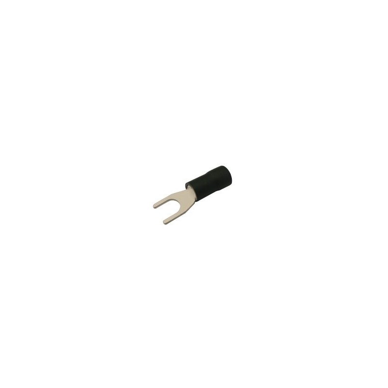 Vidlička 5.3mm, vodič 2.5-4.0mm čierna