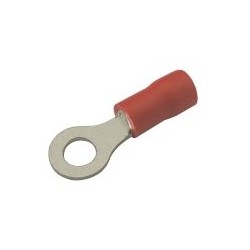 Očko 4.3mm, vodič 0.5-1.5mm červené
