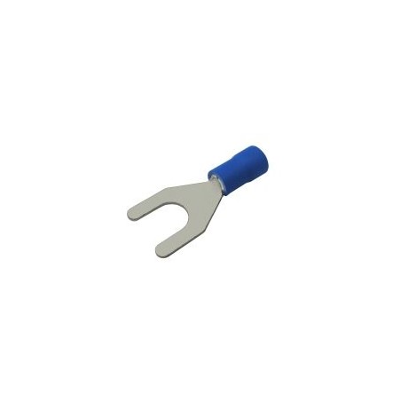 Vidlička 6.5mm, vodič 1.5-2.5mm modrá