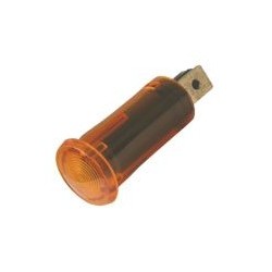 Kontrolka guľatá 12V DC žltá TIPA