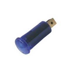 Kontrolka guľatá 12V DC modrá TIPA