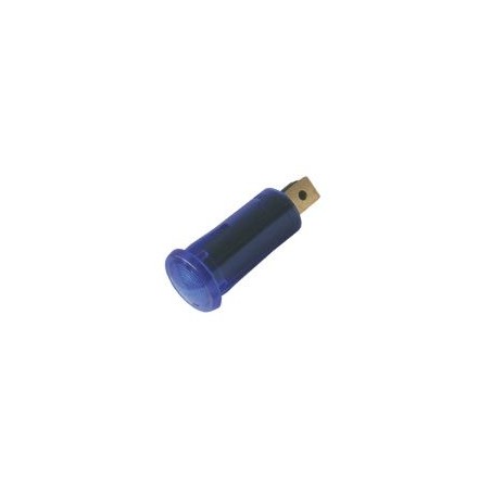 Kontrolka guľatá 12V DC modrá TIPA
