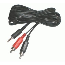 Kábel TIPA JACK 3.5 stereo/2xCINCH 5m