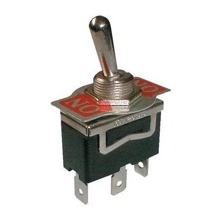 Prepínač páčkový 2pol./3pin ON-ON 250V/10A