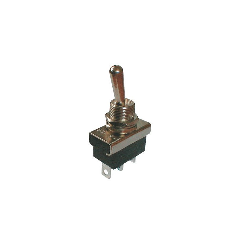 Prepínač páčkový 2pol./3pin ON-ON 12V
