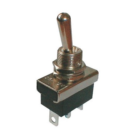 Prepínač páčkový 2pol./3pin ON-ON 12V