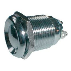 Prepínač tlačidlo okrúhle OFF-(ON) kov-typ3 (12V)