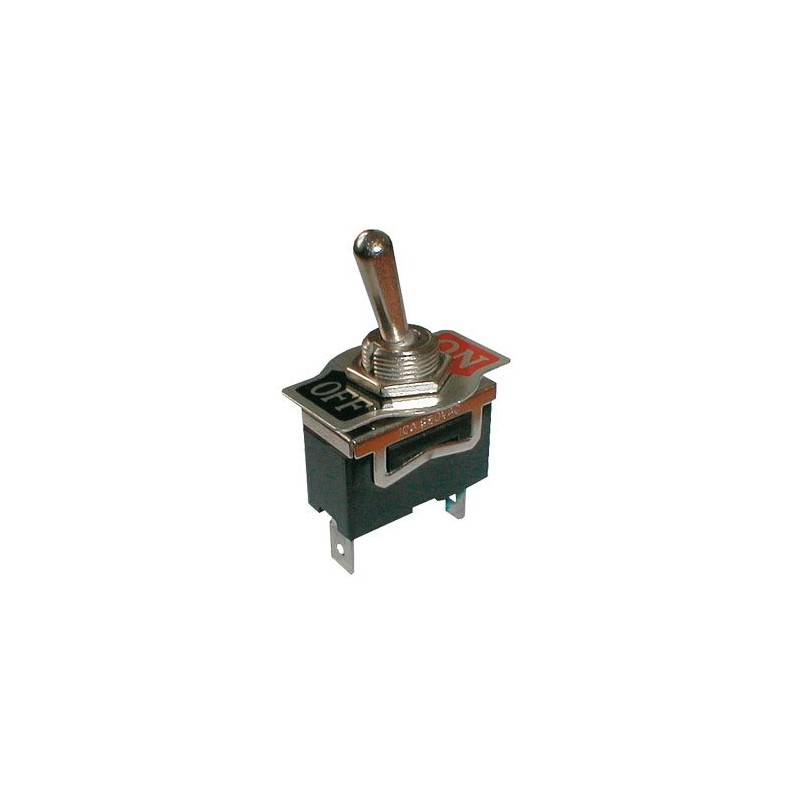 Prepínač páčkový 2pol./2pin ON-OFF 250V/10A