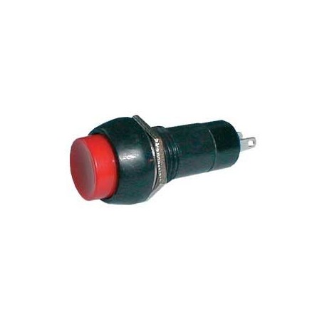 Prepínač tlačidlo okrúhle ON-OFF 250V/1A červené