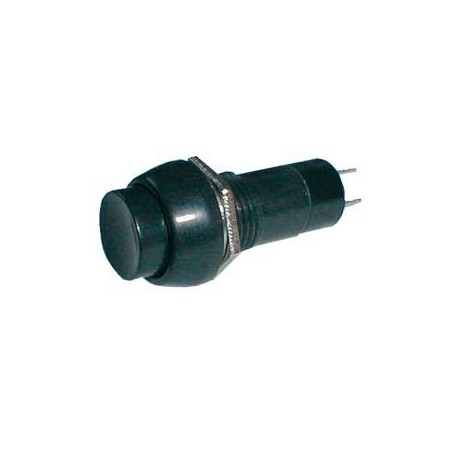 Prepínač tlačidlo okrúhle ON-OFF 250V/1A čierne