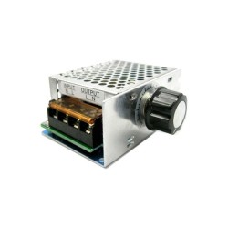 Stmievač a regulátor otáčok pre komutátorové motory do 4000W s krytom