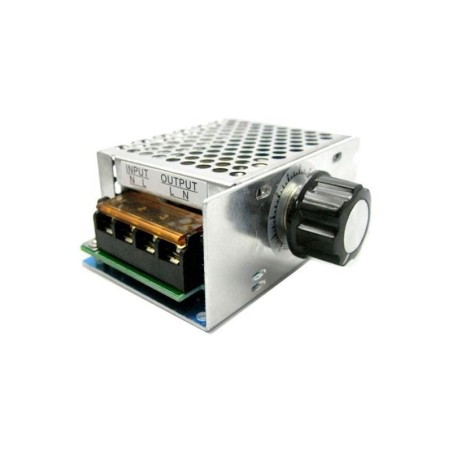 Stmievač a regulátor otáčok pre komutátorové motory do 4000W s krytom
