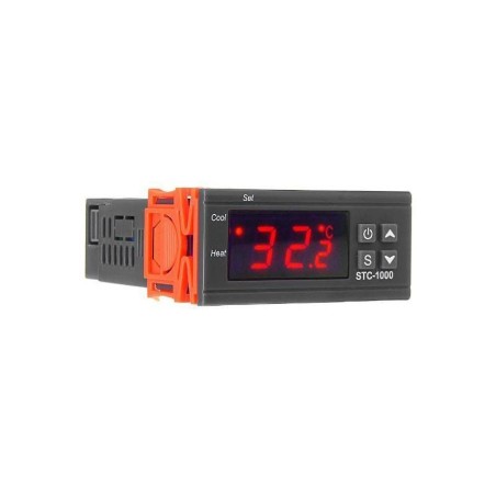 Digitálny termostat STC-1000, rozsah -50~99 ° C, napájanie 12V