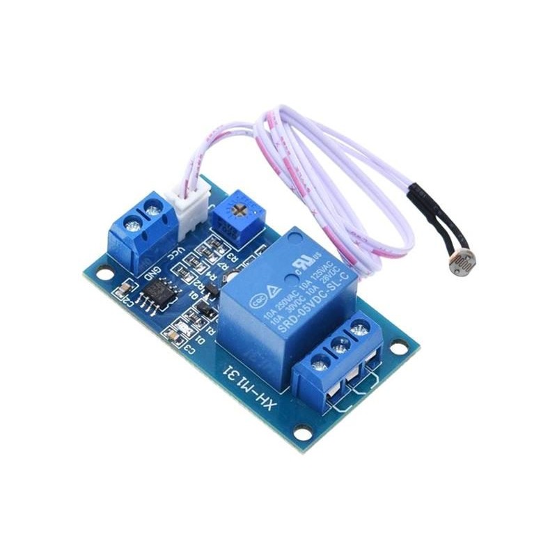 Svetlocitlivý senzor s relé, modul XH-M131, napájanie 12V