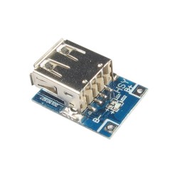 Napájací modul, step-up menič 5V + nabíjačka Li-Ion