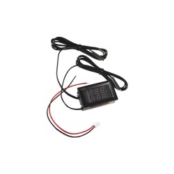 Digitálny teplomer mini DC 4V-28V s dvojitým displejom a kovovým snímačom teploty NTC