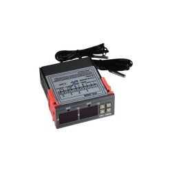 Digitálny duálny termostat - STC-3008 rozsah -55 ° C ~ 120 ° C, 12V DC, 1m kábel