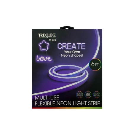 LED pásik USB TRIXLINE TR-33N 1,8m fialový neónový