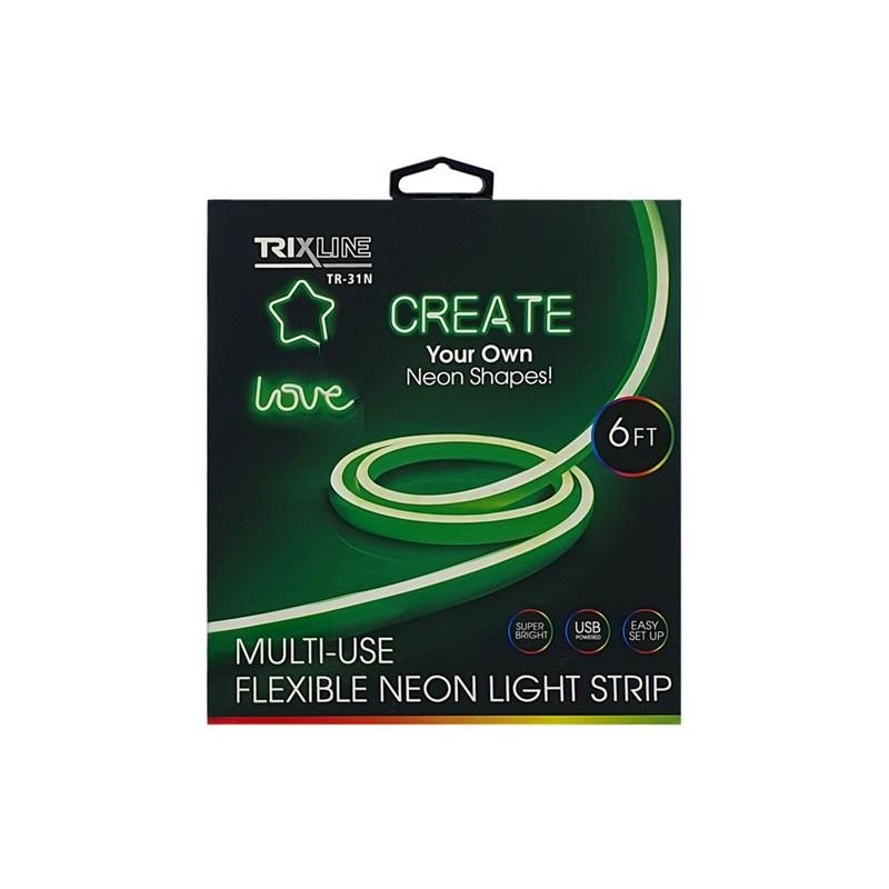 LED pásik USB TRIXLINE TR-31N 1,8m zelený neónový