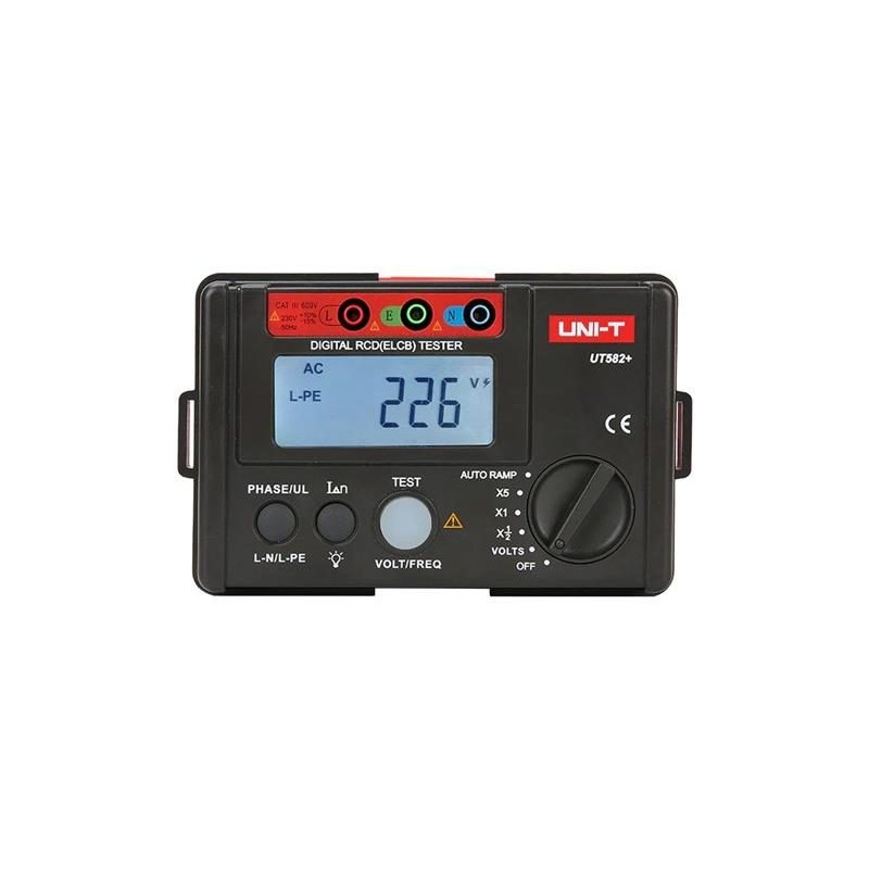 Tester prúdových chráničov UNI-T UT582+
