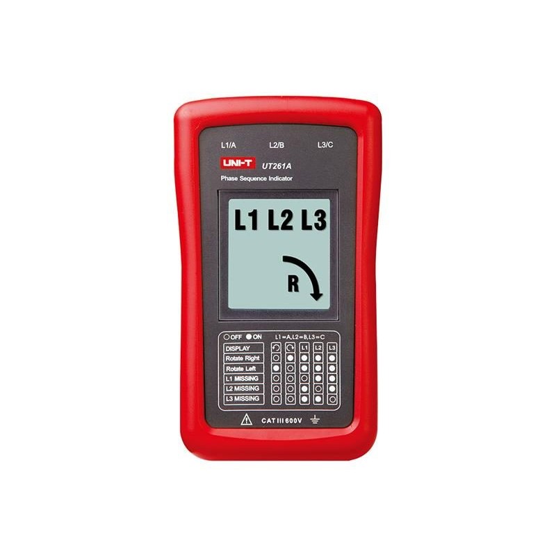 Tester rotácie fáz a indikátor otáčok motora UNI-T UT261A