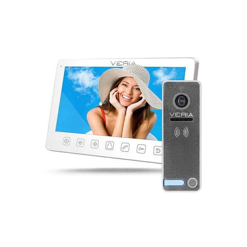 Videotelefón VERIA 7070B White + VERIA 230