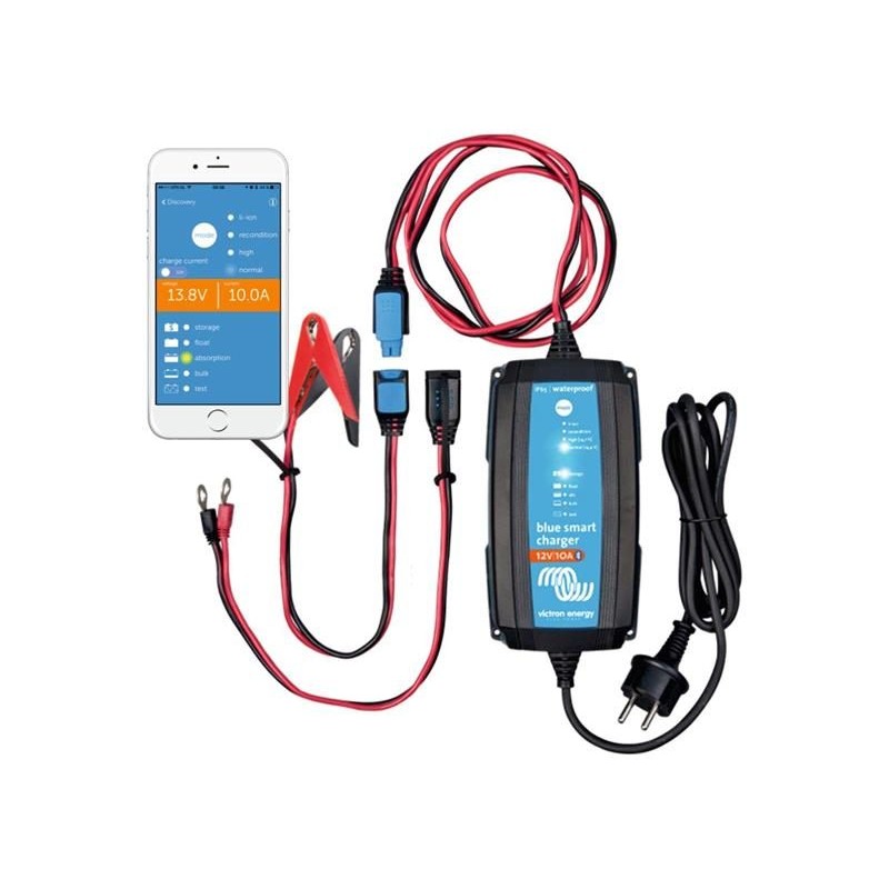 Chytrá nabíjačka batérií BlueSmart 24V/8A IP65+DC konektor