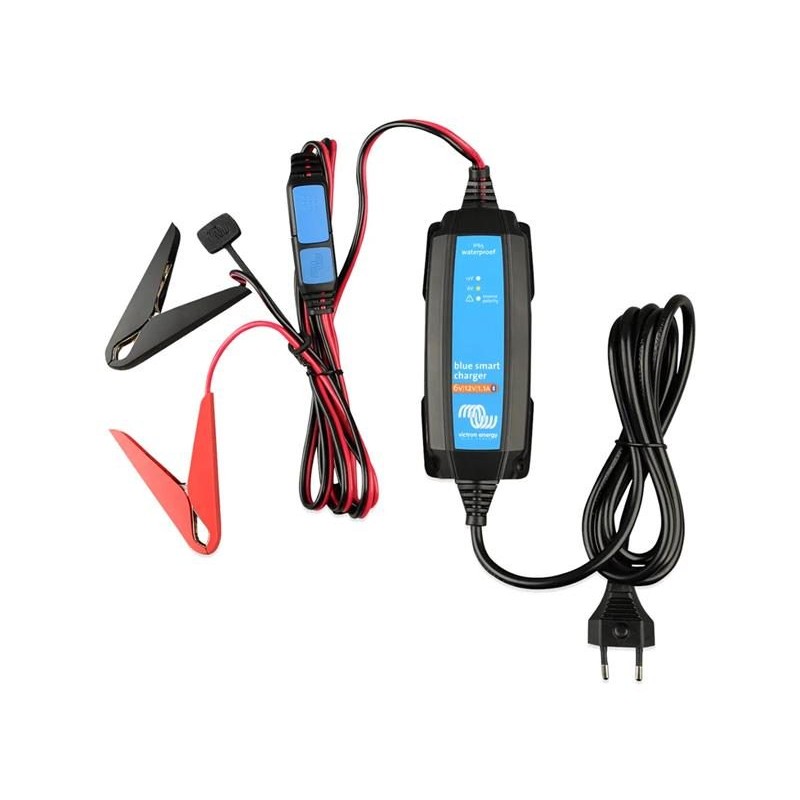 Chytrá nabíjačka batérií BlueSmart 6V/12V - 1,1A IP65+DC konektor
