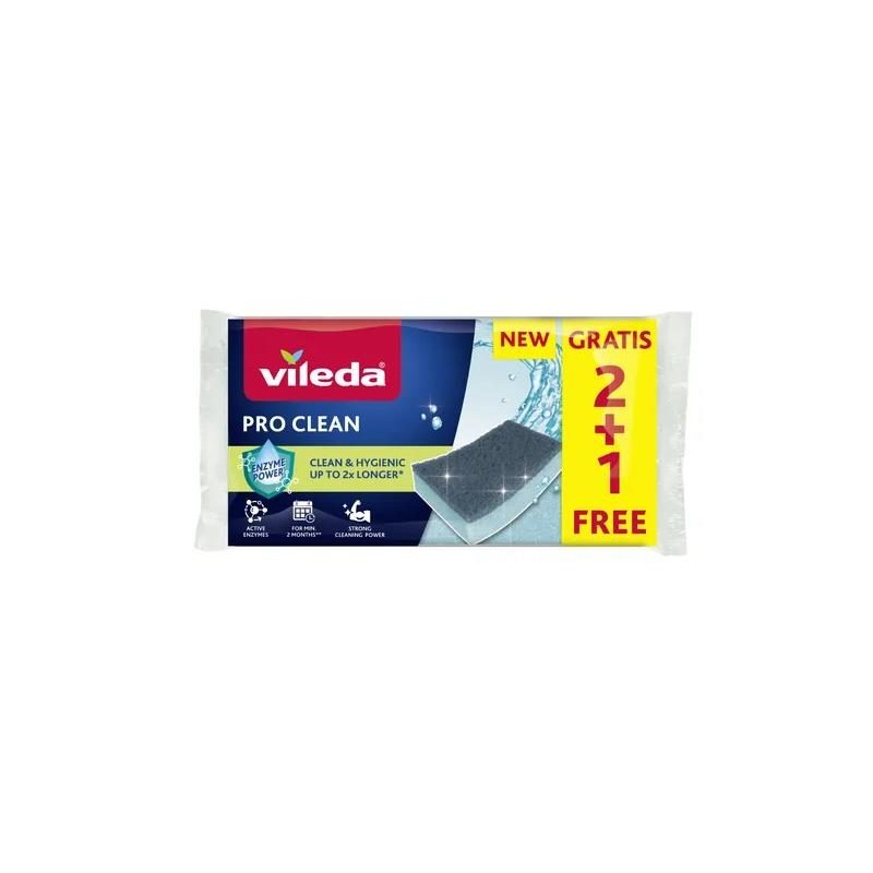 VILEDA Pro Clean hubka 2+1ks