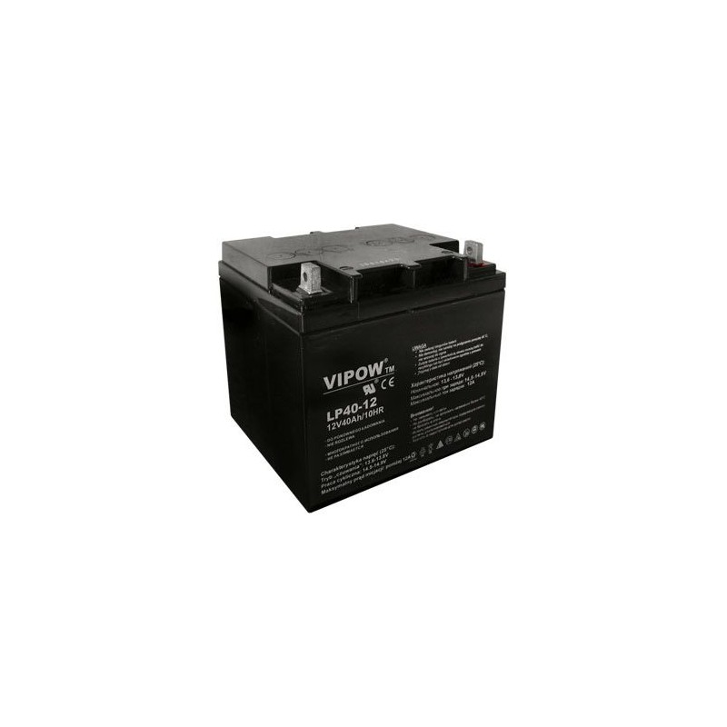 Batéria olovená 12V 40Ah VIPOW BAT0222
