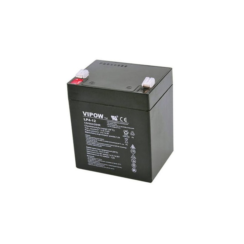 Bateria olověná 12V 4.0Ah VIPOW BAT0210