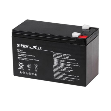 Batéria olovená 12V 9Ah VIPOW BAT0228