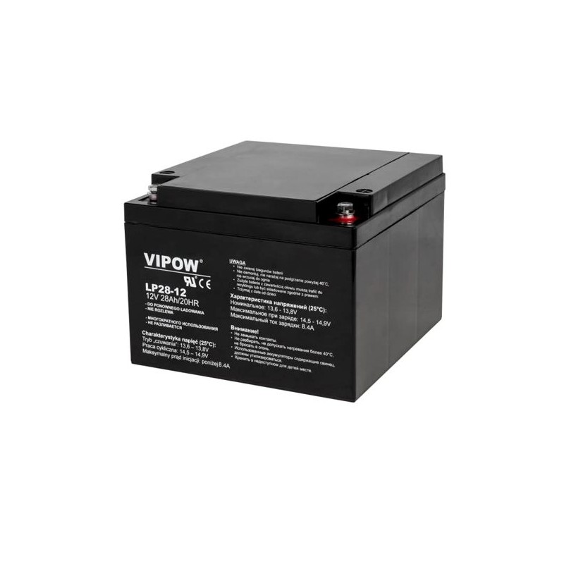 Batéria olovená 12V 28Ah VIPOW BAT0230