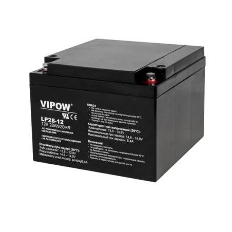 Batéria olovená 12V 28Ah VIPOW BAT0230