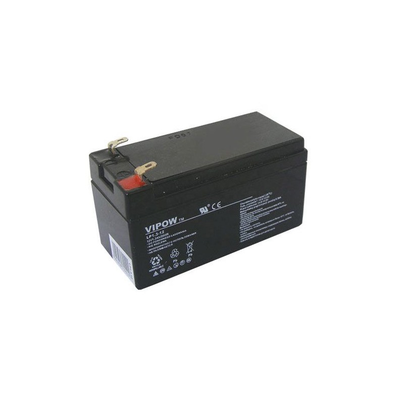 Batéria olovená 12V 1.3Ah VIPOW BAT0213