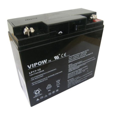 Batéria olovená 12V 17Ah VIPOW BAT0212