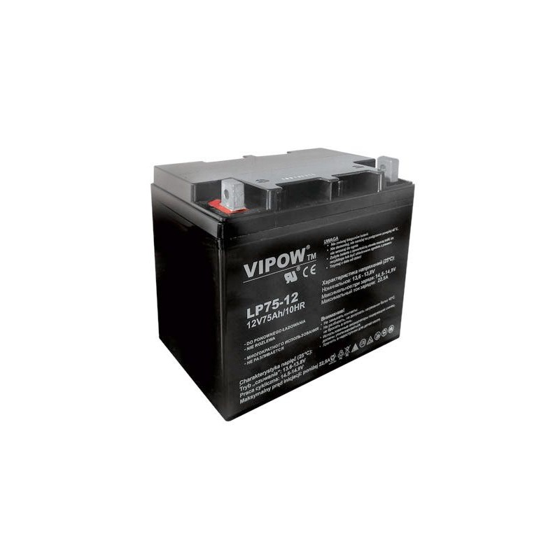 Batéria olovená 12V 75Ah VIPOW BAT0224