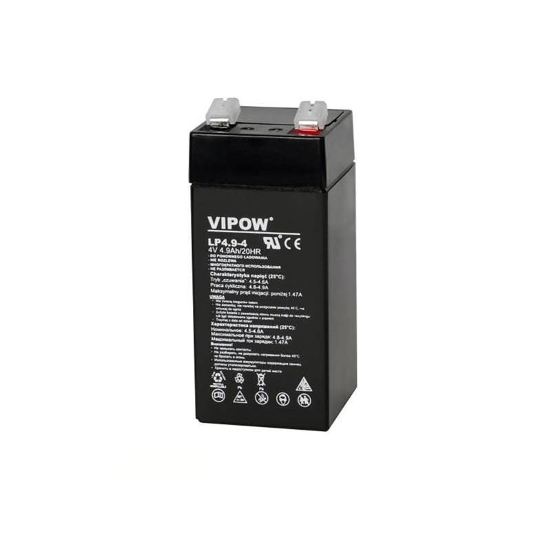 Batéria olovená 4V 4.9Ah VIPOW BAT0271