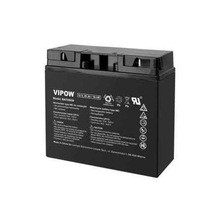 Batéria motocyklová 12V 25Ah VIPOW