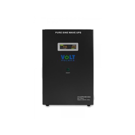 Zdroj záložný VOLT Sinus UPS 500 12V 230V 500W + baterie 40Ah Black