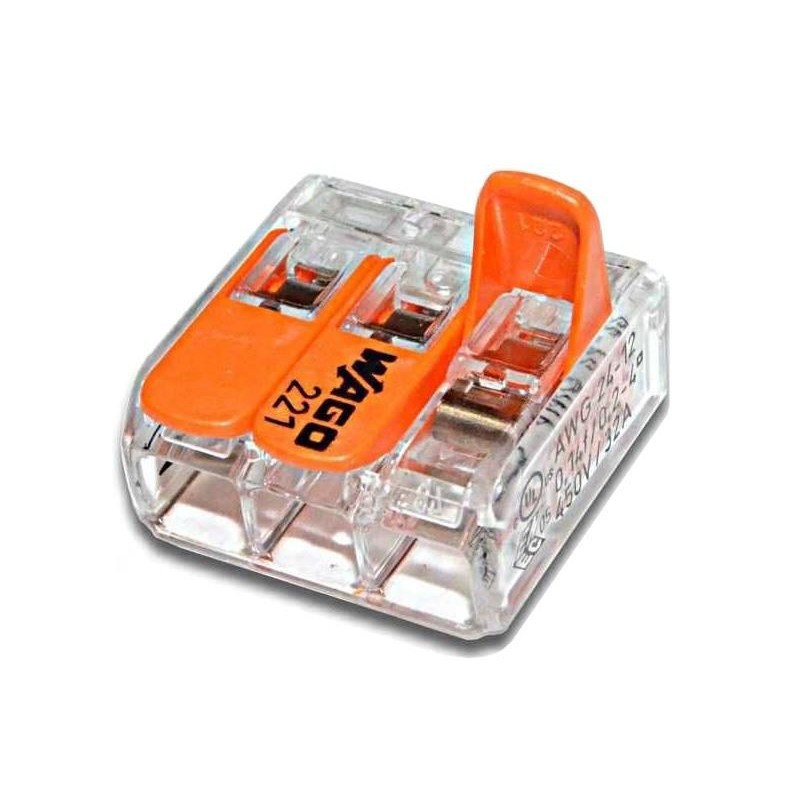 Svorka Wago 221-413 3x0,2-4mm2 s pákou