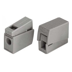 Svorka Wago 224-101 2x0,5-2,5mm2 sivá